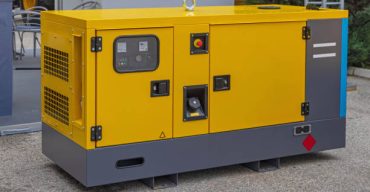 Emergency Auxiliary Electric Power Generator Diesel Unit Yellow